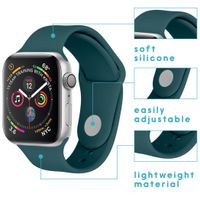 imoshion Siliconen bandje Apple Watch Series 1-10 / SE / Ultra (2) - 42/44/45/46/49 mm