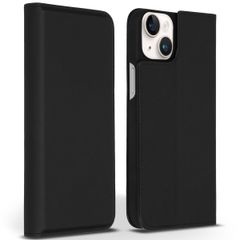 Accezz Premium Leather Slim Bookcase Apple iPhone 14 Plus - Zwart