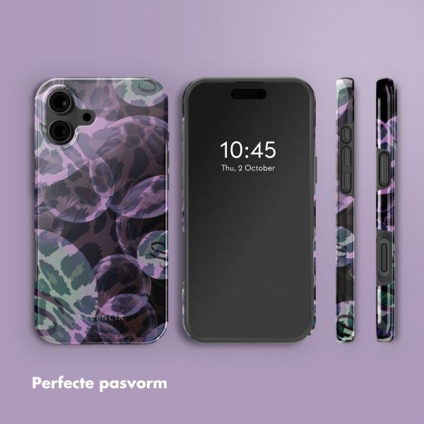 Selencia Vivid Backcover met MagSafe Apple iPhone 16 - Leo Bubble Green