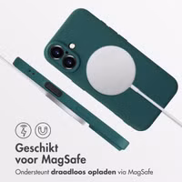 imoshion Color Backcover met MagSafe Apple iPhone 16 - Donkergroen