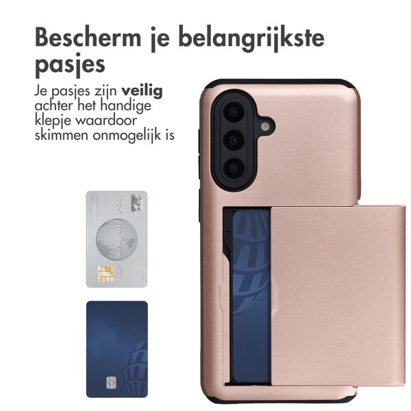 imoshion Backcover met pasjeshouder Samsung Galaxy A57 (5G) - Rose Gold