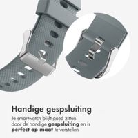 imoshion Flexibel Siliconen bandje Samsung Galaxy Watch 8 (Classic) - 40 / 44 / 46mm - Grijs