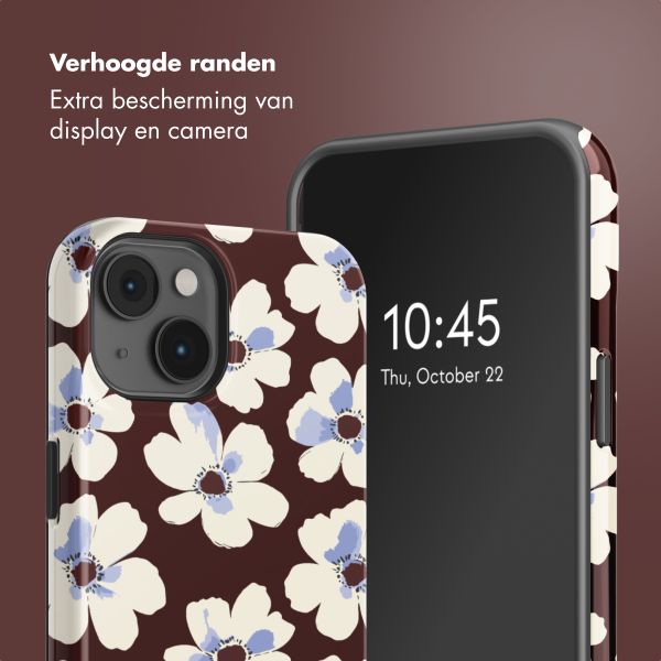 Selencia Vivid Backcover met MagSafe Apple iPhone 14 - Choco Flower Pop