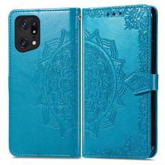 imoshion Mandala Bookcase Oppo Find X5 5G - Turquoise