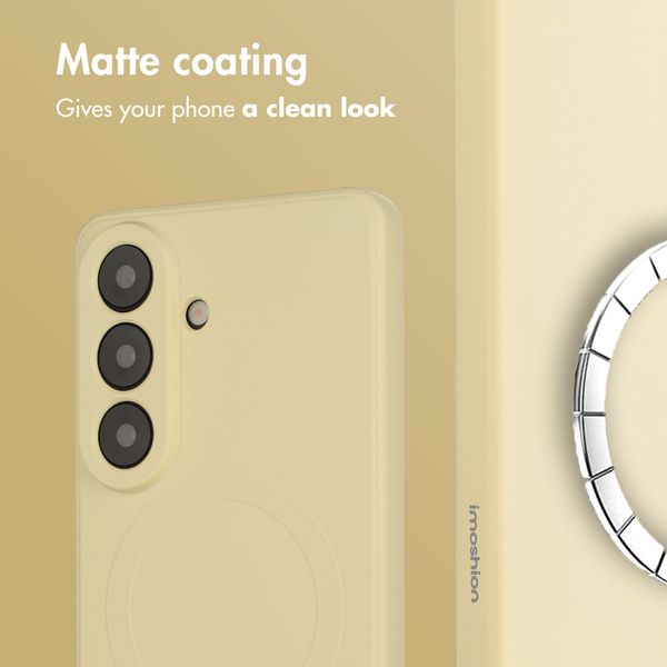 imoshion Colour Back Cover with MagSafe Samsung Galaxy S26 Plus - Vanilla