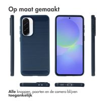 imoshion Brushed Backcover Samsung Galaxy A37 (5G) - Blauw