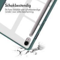 imoshion Trifold Hardcase Bookcase Samsung Galaxy Tab S10 Lite / S9 11.0 inch / Tab S10 FE / S9 FE 10.9 inch - Groen