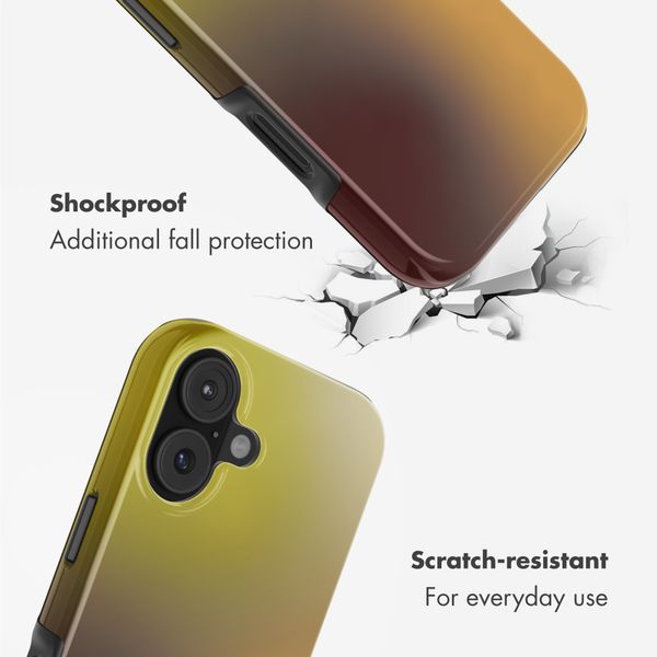 Selencia Vivid Back Cover with MagSafe Apple iPhone 17 Pro Max - Gradient Olive Dust