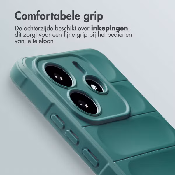 imoshion EasyGrip Backcover Xiaomi Redmi Note 14 (5G) - Donkergroen