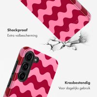 Selencia Vivid Tough Backcover Samsung Galaxy S23 - Wave Vibes Lipstick