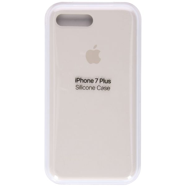 Apple Silicone Backcover Apple iPhone 8 Plus / 7 Plus - Stone