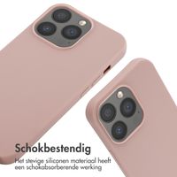 imoshion Siliconen hoesje met koord iPhone 13 Pro - Sand Pink