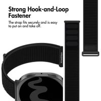 imoshion Nylon Strap Samsung Galaxy Watch 9 (40/44mm) / Watch 8 (40/44mm) / Classic (46mm) - Black