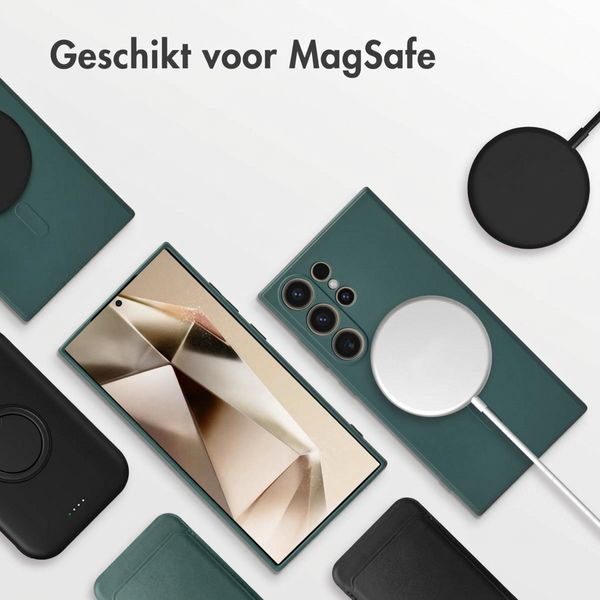 imoshion Color Backcover met MagSafe Samsung Galaxy S24 Ultra - Donkergroen