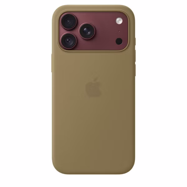 Apple Siliconenhoesje met MagSafe Apple iPhone 18 Pro Max - Olive