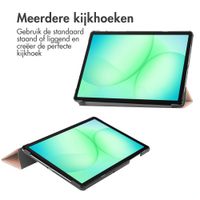 imoshion Trifold Bookcase Samsung Galaxy Tab A11 Plus - Rose Gold