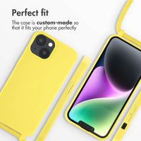 imoshion Silicone Case with Strap Apple iPhone 14 - Yellow