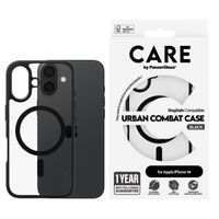 CARE by PanzerGlass Urban Combat Case MagSafe iPhone 16 - Zwart