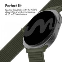 imoshion Nylon Strap Samsung Galaxy Watch 9 (40/44mm) / Watch 8 (40/44mm) / Classic (46mm) - Army Green