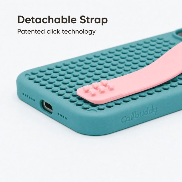 Callbuddy Hoesje met Strap Apple iPhone 16 Pro Max - Miami Vice