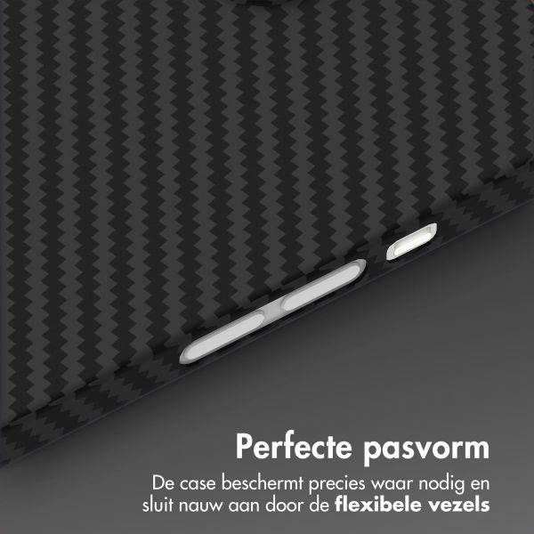 Accezz MagSafe Kevlar Backcover Apple iPhone 13 - Zwart