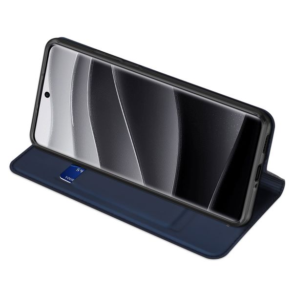 Dux Ducis Slim Softcase Bookcase Xiaomi Redmi Note 14 Pro Plus (5G) - Donkerblauw