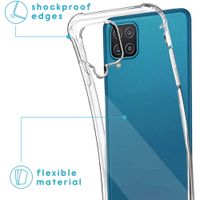 imoshion Transparante Backcover met koord Samsung Galaxy A12 - Green Multi Color