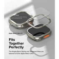 Ringke Bezel Styling + Screenprotector Apple Watch Ultra - 49 mm - Knurling Titanium