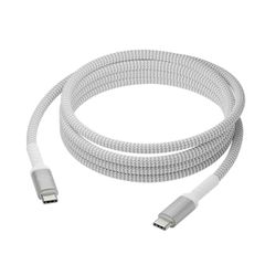 dbramante1928 re-charge - Braided oplaadkabel - USB-C naar USB-C - 100 Watt - 2,5 meter - Wit