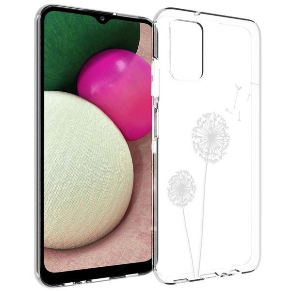 imoshion Design hoesje Samsung Galaxy A03s - Paardenbloem - Wit