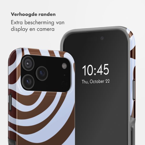 Selencia Vivid Backcover Apple iPhone 17 Pro - Dream Swirl Chocolate