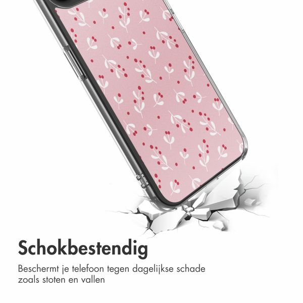 imoshion Design hoesje Apple iPhone 16e - Berries Blush