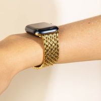 Selencia Steel Dragon Band Apple Watch | 44/45/46/49 mm - Gold