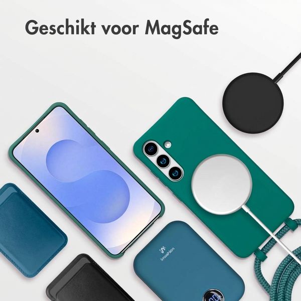 imoshion Color Backcover met afneembaar koord met MagSafe Samsung Galaxy S25 / S24 - Donkergroen