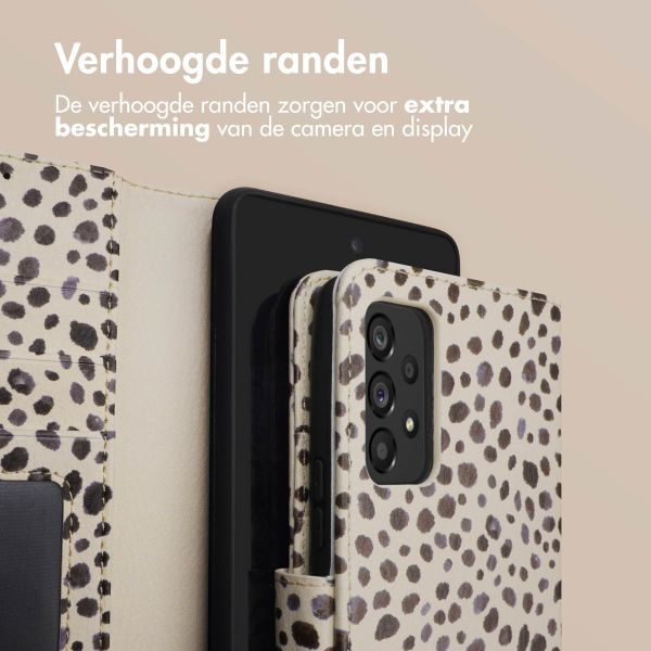 imoshion Design Bookcase Samsung Galaxy A53 - Black And White Dots