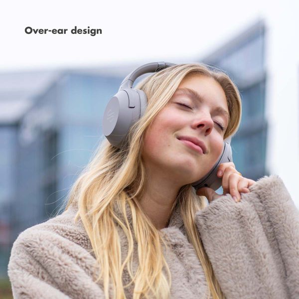 Selencia Urban Play Wireless Bluetooth Headphones - Draadloze koptelefoon Over-Ear - met Active Noise Cancelling - Cosy Grey