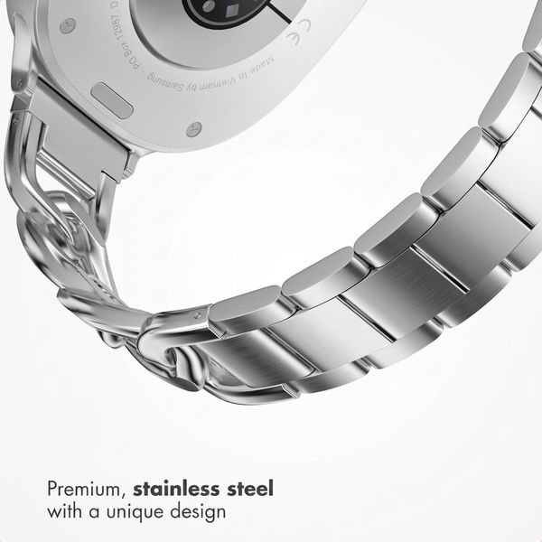 Selencia Chain band Samsung Galaxy Watch 9 (40/44mm) / Watch 8 (40/44mm) / Classic (46mm) - Silver