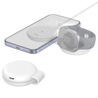 imoshion 2-in-1 Draadloze Reisoplader 25W - iPhone / AirPods / Apple Watch - Qi2.2 - Wit