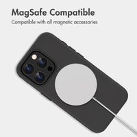 imoshion Colour Back Cover with Thin MagSafe Ring Apple iPhone 15 Pro - Black