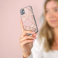 imoshion Design hoesje Huawei P30 Lite - Grafisch Koper / Roze