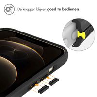 imoshion Rugged Hybrid Case Apple iPhone 12 Pro Max - Zwart / Transparant
