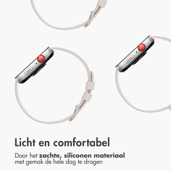 imoshion Siliconen bandje Huawei Watch Fit 4 / 4 Pro - Ivory White