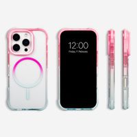 Selencia Gradient Backcover met MagSafe Apple iPhone 16 Pro - Roze / Blauw