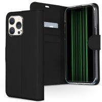 Accezz Wallet Softcase Bookcase Apple iPhone 15 Pro Max - Zwart