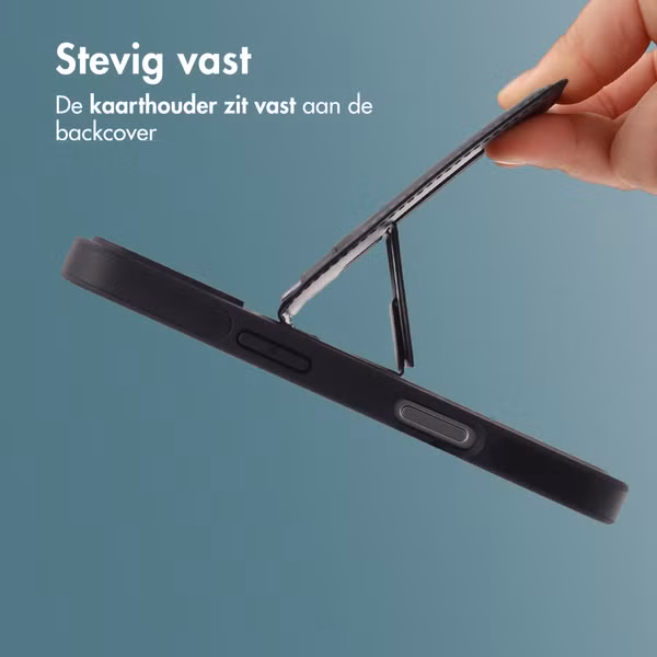 imoshion Backcover met kaarthouder en stand Apple iPhone 17 Pro - Zwart