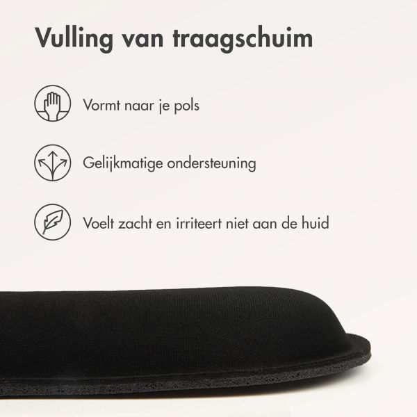 imoshion Ergonomische Polssteun - voor Toetsenbord en Muis - Zwart