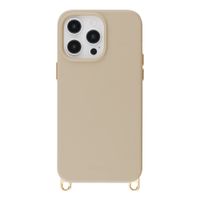 Selencia Rivièra MagSafe Backcover met afneembare haakjes Apple iPhone 14 Pro - Milky Latte