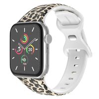 imoshion Siliconen⁺ bandje Apple Watch Series 1 t/m 9 / SE (38/40/41 mm) | Series 10 (42 mm) - Leopard