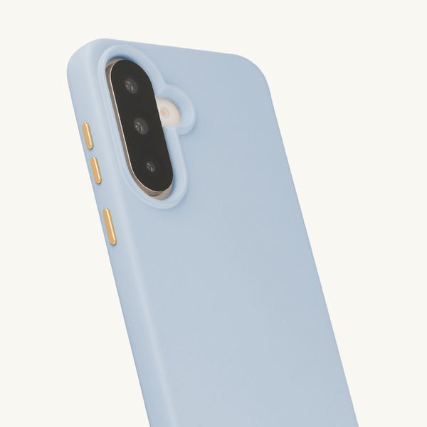 Selencia Rivièra MagSafe Backcover met afneembare haakjes Samsung Galaxy A36 / A56 - Powder Blue