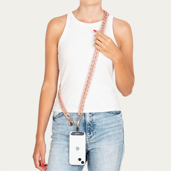 Zanae Universeel telefoon koord ketting - Blush